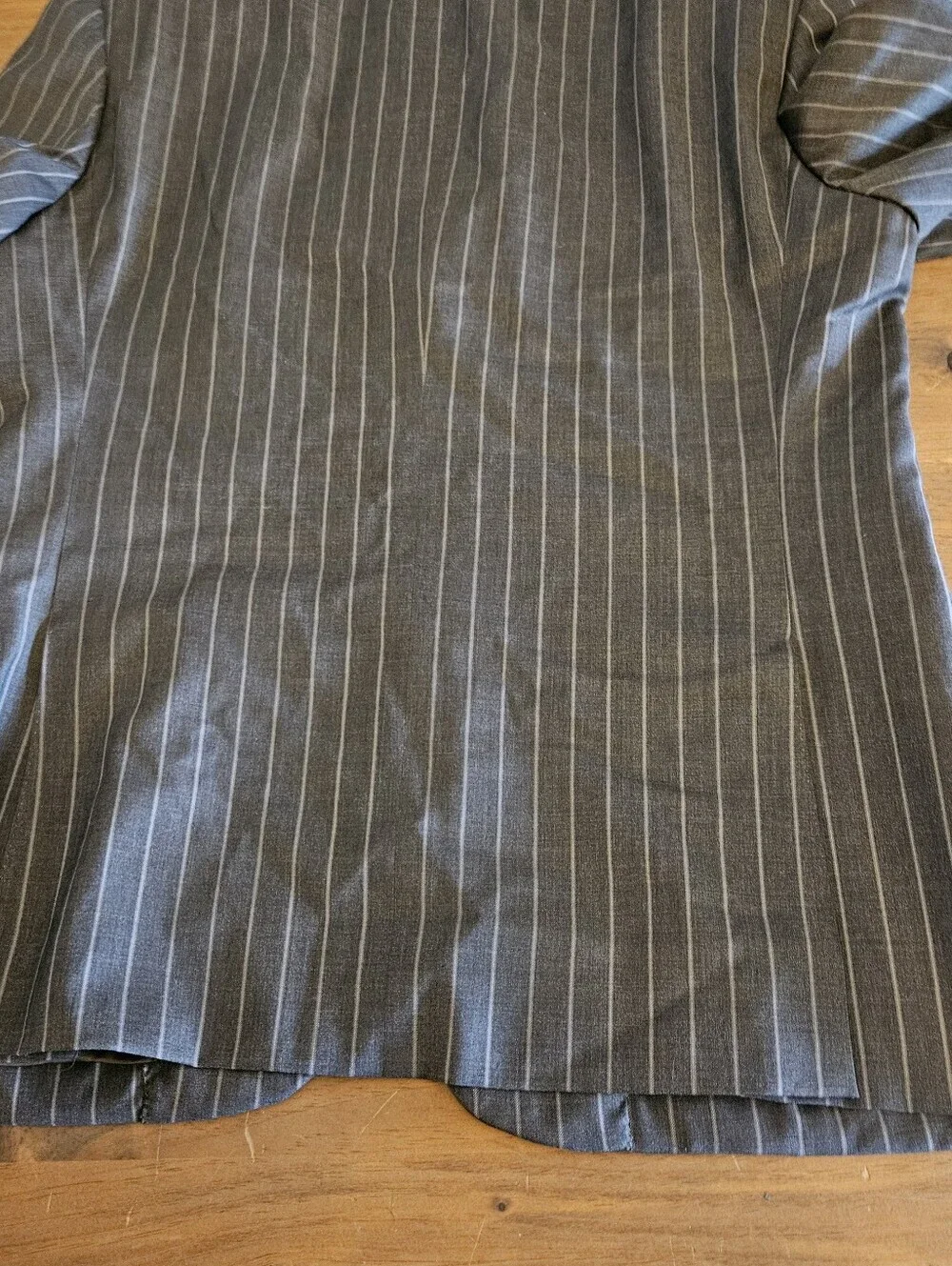 Canali Suit Jacket Brown Pinstripe Striped Blazer Sport Jacket 42R Pure Wool